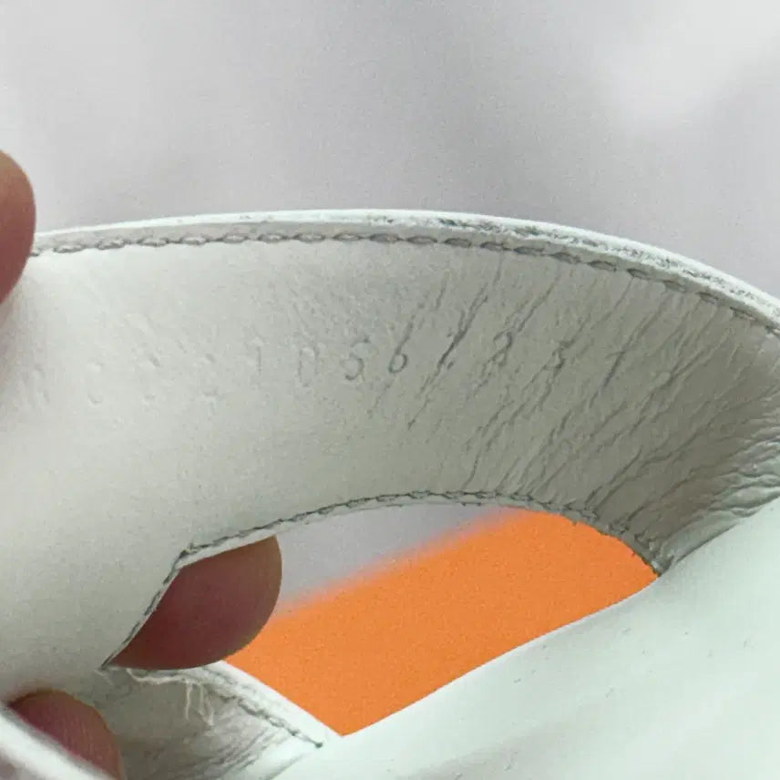 [BUNJANG] Hermes Oran Mule Slippers White / 에르메스 오란 뮬 슬리퍼 화이트