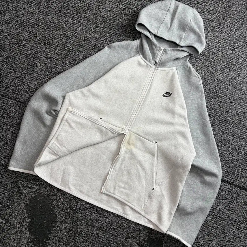 [BUNJANG] Nike Futura Tech Pack Colorblock Hoodie Zip-Up / 나이키 퓨추라 테크팩 배색 후디 집업 3577