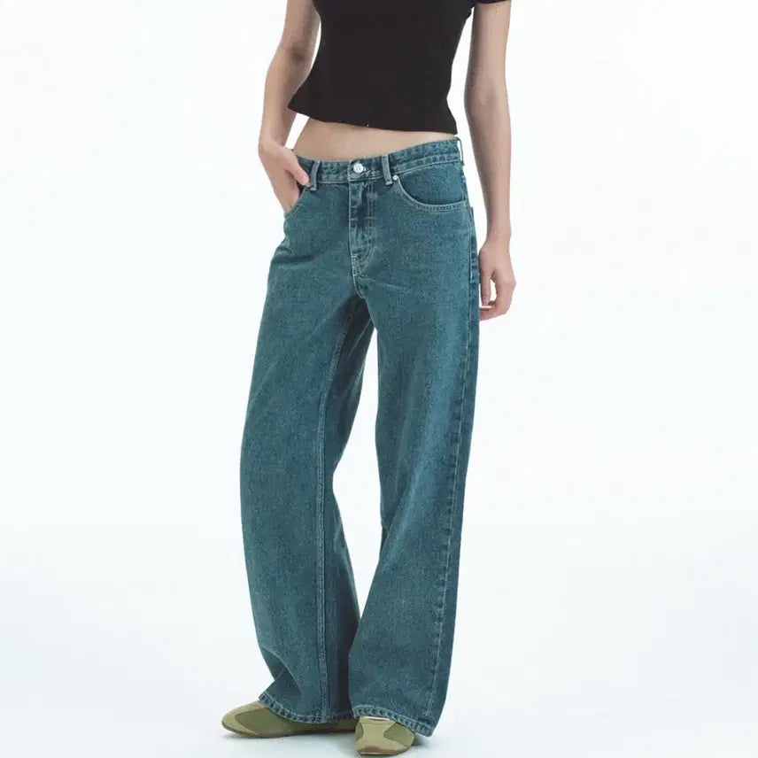 [BUNJANG] Rest &amp; Recreation Low Rise Stitch Jeans / XS / 레스트앤레크레이션 LOW RISE STITCH JEANS / XS 사이즈