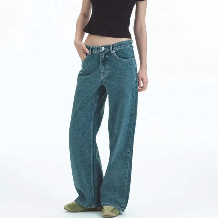 [BUNJANG] Rest &amp; Recreation Low Rise Stitch Jeans / XS / 레스트앤레크레이션 LOW RISE STITCH JEANS / XS 사이즈
