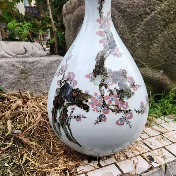 [BUNJANG] Haedong Yo-ye Large Iron Painted Plum Blossom Mountain Jar / 도자기 해동도예 대형 철화매문 산두병