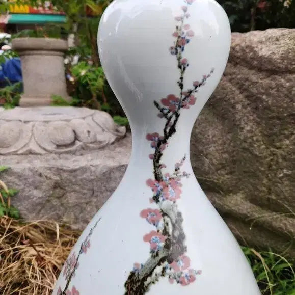 [BUNJANG] Haedong Yo-ye Large Iron Painted Plum Blossom Mountain Jar / 도자기 해동도예 대형 철화매문 산두병