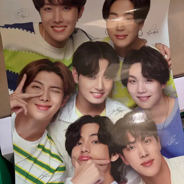 [BUNJANG] BTS Special Edition Chilsung Cider Poster Set (Sealed) / [미개봉]방탄소년단 BTS 한정판 칠성사이다 포스터 세트 판매