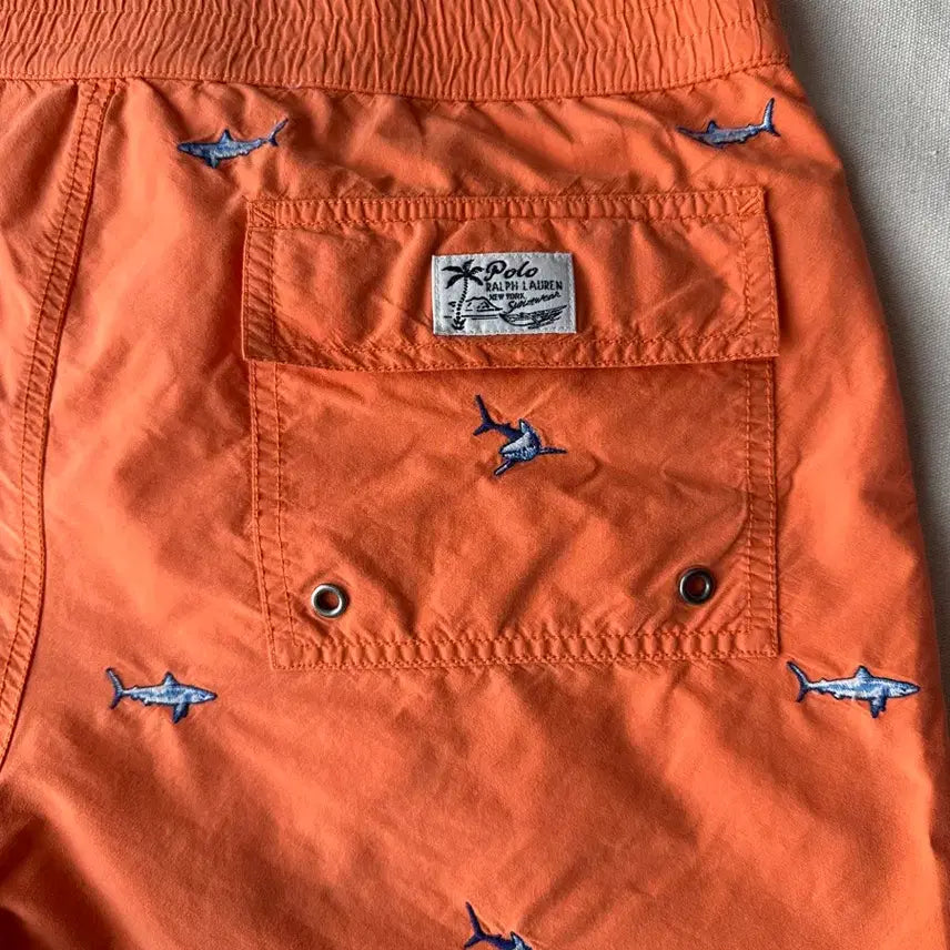 [BUNJANG] Polo Ralph Lauren Shark Embroidery Swim Shorts / 폴로 랄프로렌 상어자수 스윔쇼츠 L
