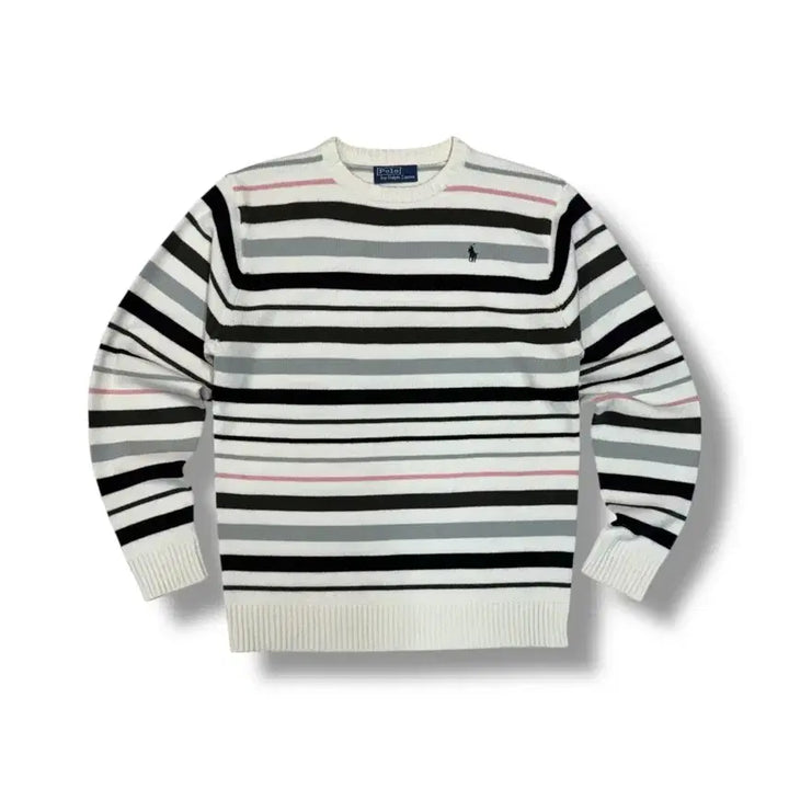 [BUNJANG] Ralph Lauren Polo Striped Knit Sweater / [M] 랄프로렌 폴로 스트라이프 니트