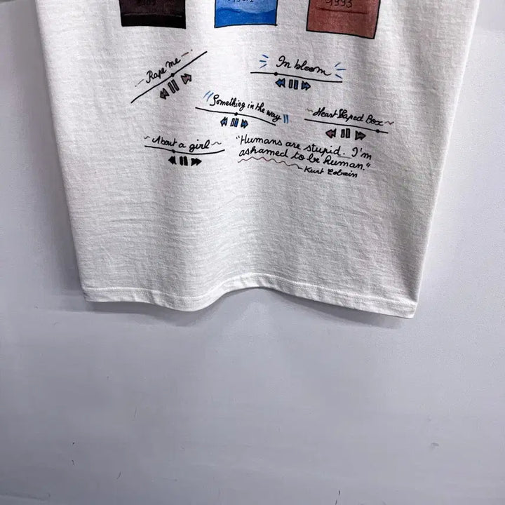 [BUNJANG] Nirvana Printed T-shirt (Free Size) / [새상품] 너바나 앨범 프린팅 반팔티 (FREE) AF434