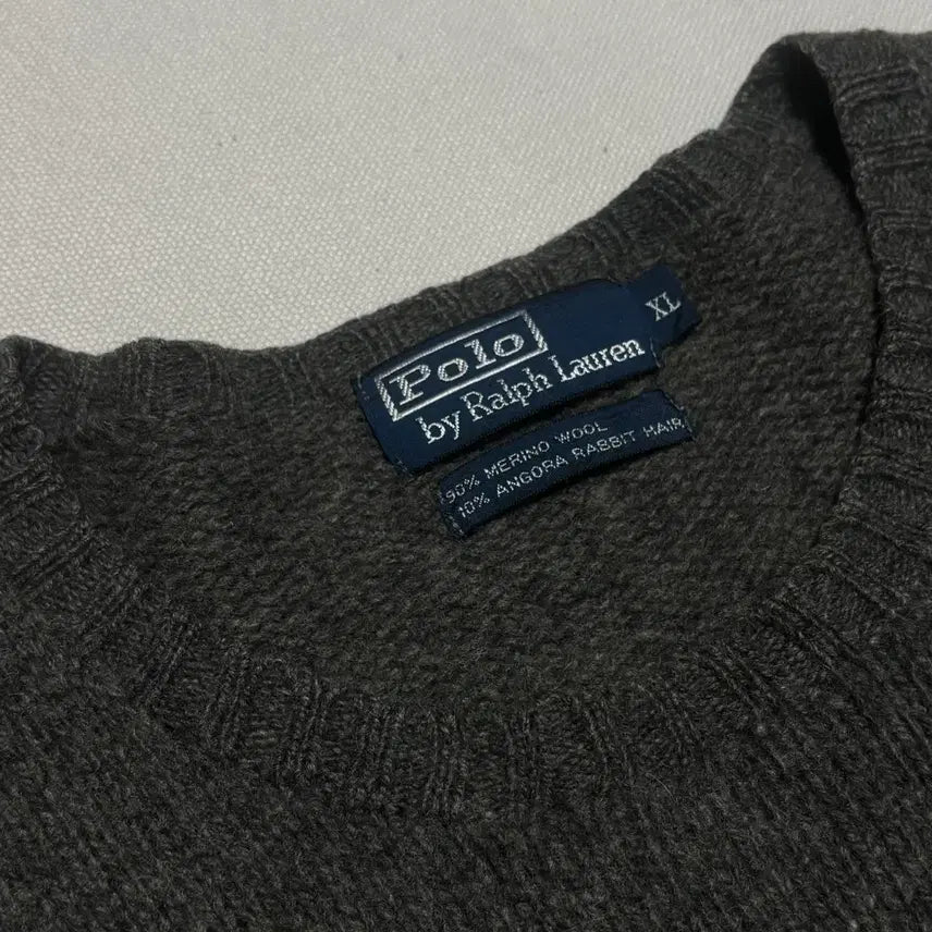 [BUNJANG] Polo Ralph Lauren Merino Wool Angora Blend Knit Sweater / XL 폴로랄프로렌 메리노울 앙고라 혼방 니트
