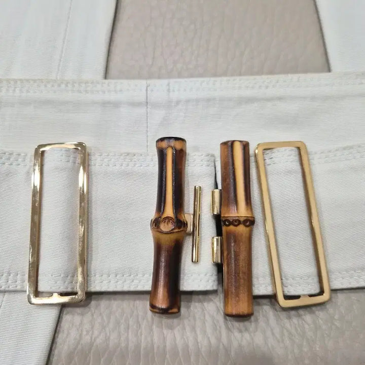 [BUNJANG] Gucci Gold Buckle Wide Pants / GUCCI 구찌 정품 여성 벨트 와이드 팬츠