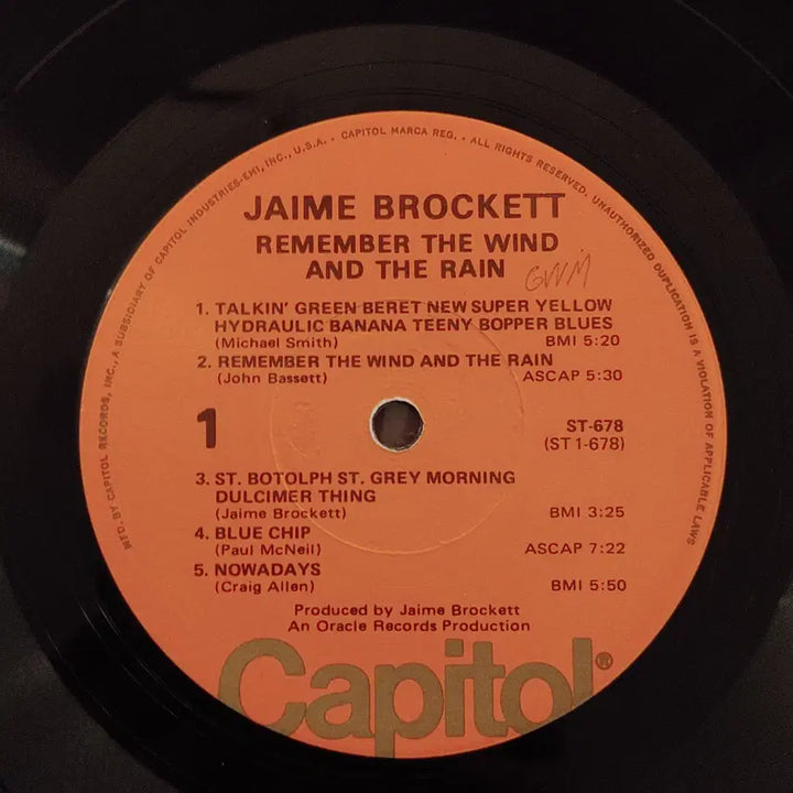 [BUNJANG] Jaime Brockett Original Folk Psych LP / ORIGINAL FOLK PSYCH LP - JAIME BROCKETT