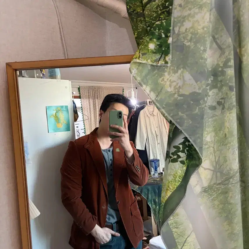 [BUNJANG] Time Homme Corduroy Blazer Jacket Brown / 100) 타임옴므 코듀로이 블레이저 자켓 브라운