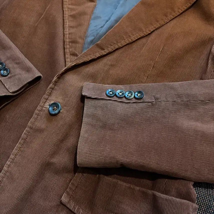 [BUNJANG] Time Homme Corduroy Blazer Jacket Brown / 100) 타임옴므 코듀로이 블레이저 자켓 브라운