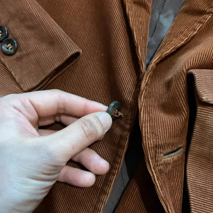 [BUNJANG] Time Homme Corduroy Blazer Jacket Brown / 100) 타임옴므 코듀로이 블레이저 자켓 브라운