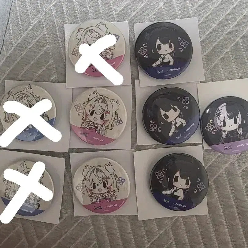 [BUNJANG] Hololive Animeplus Collaboration Badge / 홀로라이브 애니플러스콜라보 캔뱃지