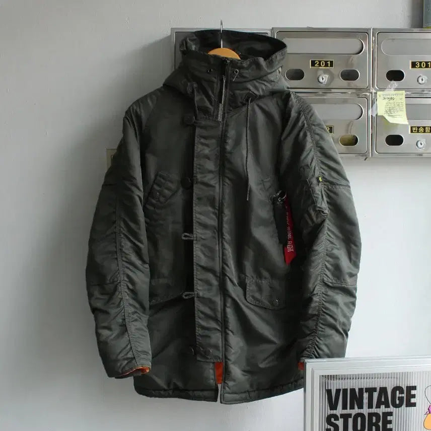 [BUNJANG] Alpha Industries 50th Anniversary N-3B Parka / 2000년대 알파인더스트리 50주년 N-3B 파카