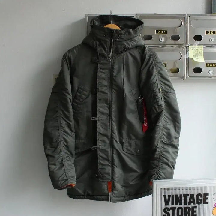 [BUNJANG] Alpha Industries 50th Anniversary N-3B Parka / 2000년대 알파인더스트리 50주년 N-3B 파카
