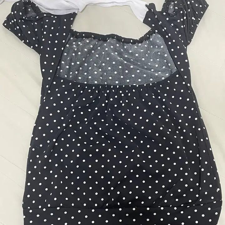 [BUNJANG] Cecil McBee Dot Scarf Top / 세실맥비 도트 스카프 탑