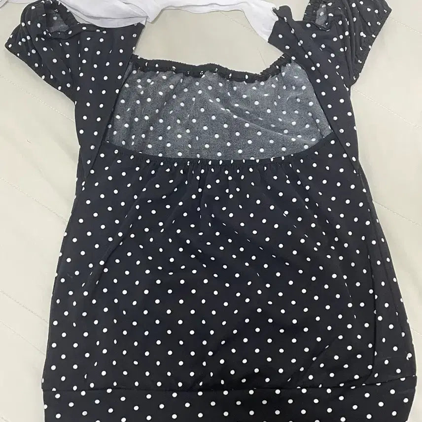 [BUNJANG] Cecil McBee Dot Scarf Top / 세실맥비 도트 스카프 탑