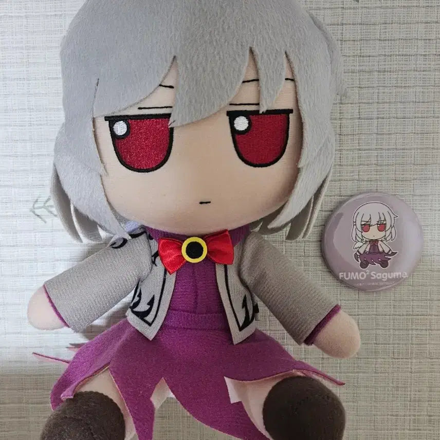 [BUNJANG] Touhou Project Kishin Sagume Humo Plush + Can Badge / 동방프로젝트 키신 사구메 후모 팝니다
