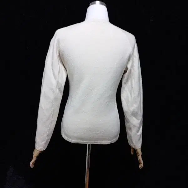 [BUNJANG] SYSTEM Cashmere Wool Knit Long Sleeve T-shirt / 시스템 캐시미어 양모소재 정품 여자 초겨울 여성 니트긴팔티셔츠90