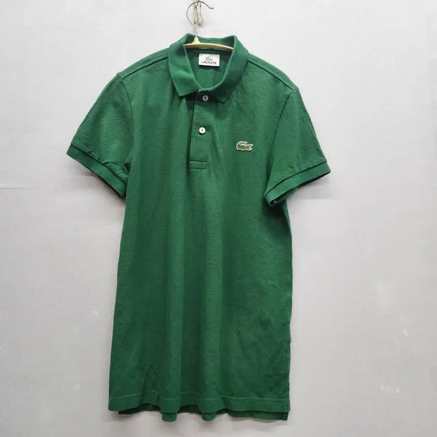 [BUNJANG] Lacoste Signature PK Polo Shirt (Size S) / 라코스테 로고 시그니처 색상 PK 반팔카라 4(S)