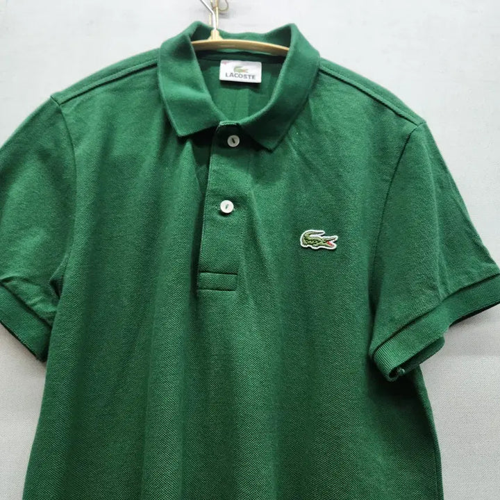 [BUNJANG] Lacoste Signature PK Polo Shirt (Size S) / 라코스테 로고 시그니처 색상 PK 반팔카라 4(S)