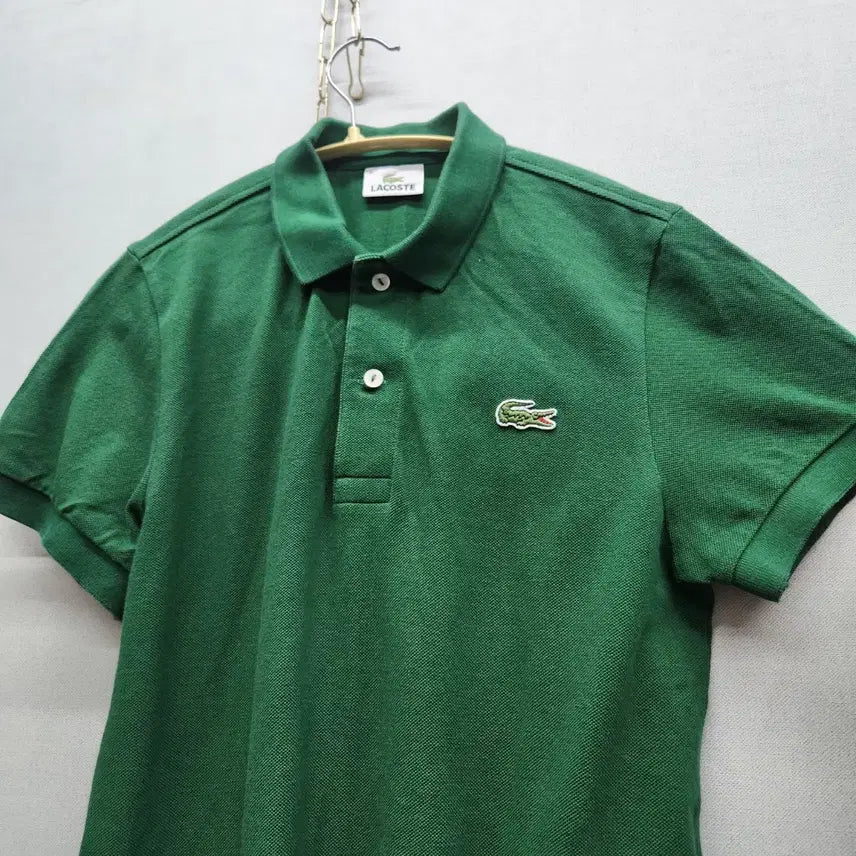 [BUNJANG] Lacoste Signature PK Polo Shirt (Size S) / 라코스테 로고 시그니처 색상 PK 반팔카라 4(S)
