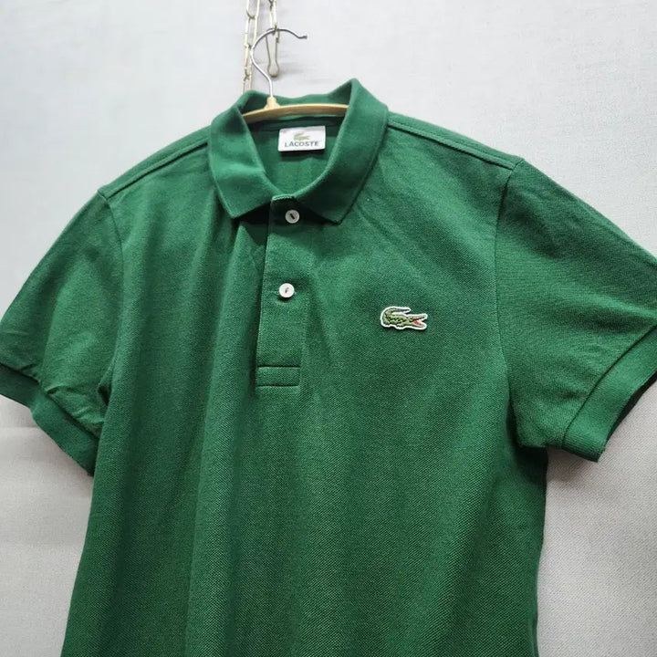 [BUNJANG] Lacoste Signature PK Polo Shirt (Size S) / 라코스테 로고 시그니처 색상 PK 반팔카라 4(S)