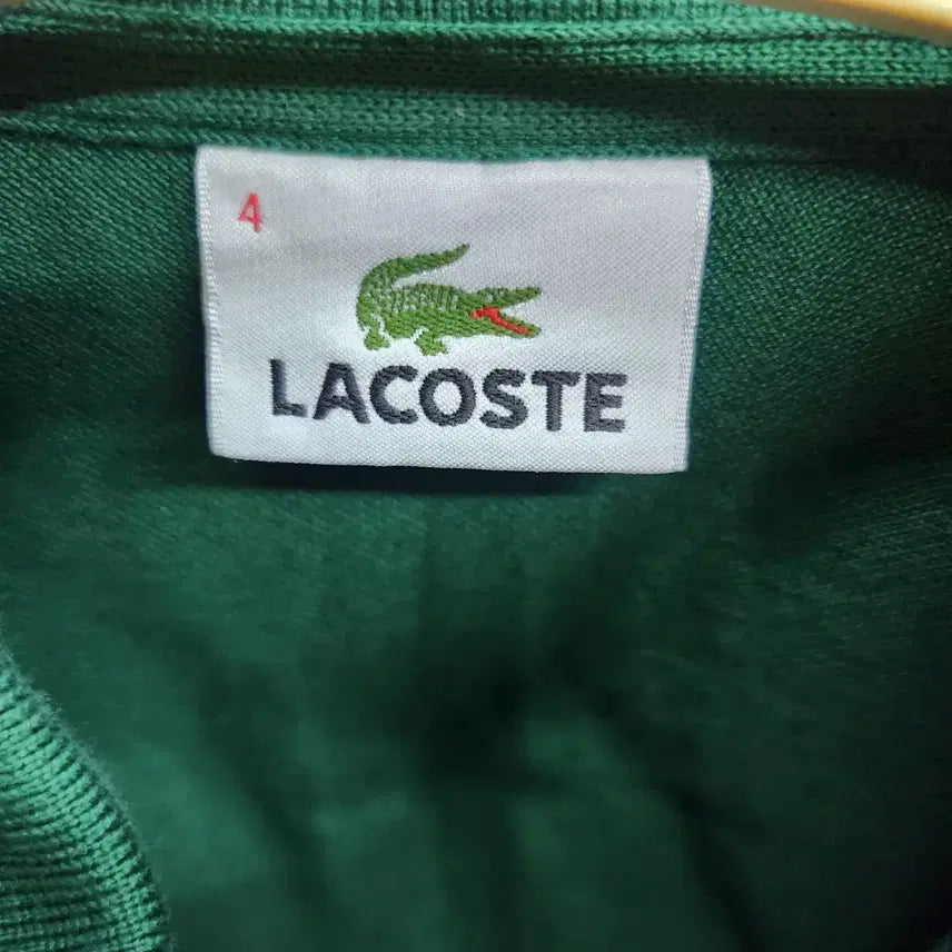 [BUNJANG] Lacoste Signature PK Polo Shirt (Size S) / 라코스테 로고 시그니처 색상 PK 반팔카라 4(S)