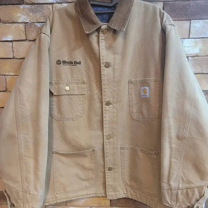[BUNJANG] Carhartt Chore Jacket Beige L / 칼하트 초어자켓 베이지 L 사이즈
