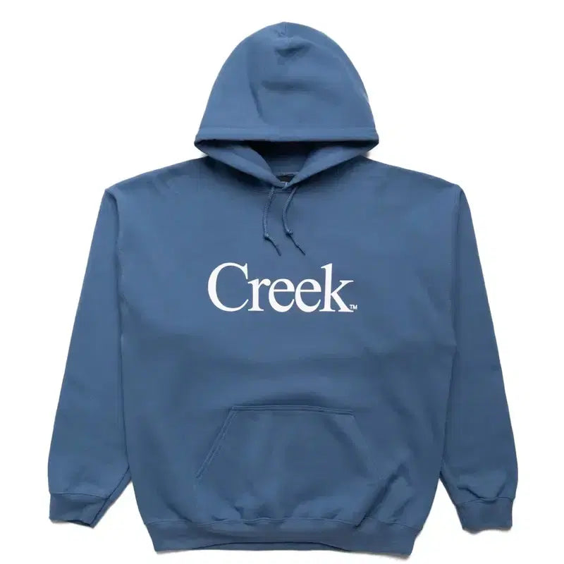[SOLD OUT] [M] Creek 크릭 뉴욕 한정판 후드티 블루 네이비 정품 새상품