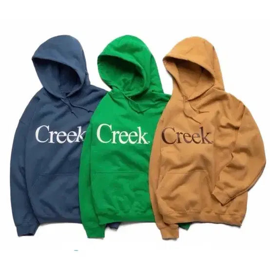 [SOLD OUT] [M] Creek 크릭 뉴욕 한정판 후드티 블루 네이비 정품 새상품