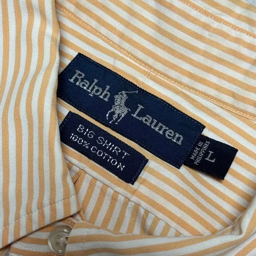 [BUNJANG] Polo Ralph Lauren Big Fit Short Sleeve Shirt / 폴로 랄프로렌 반팔 빅셔츠 L