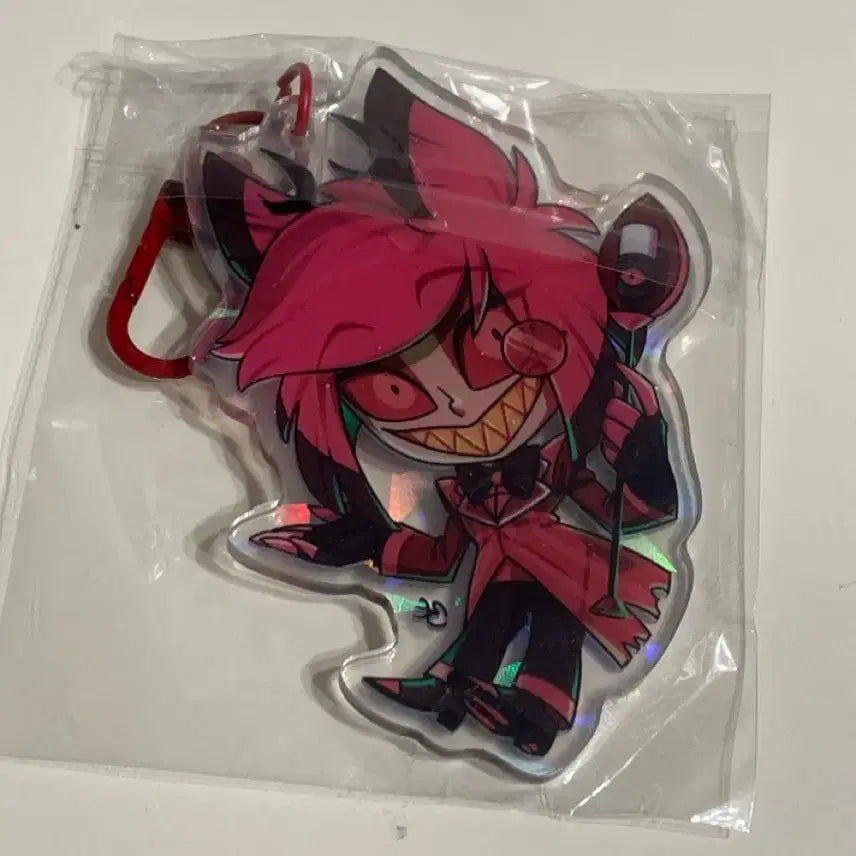 [BUNJANG] Hazbin Hotel Alastor Keyring / 해즈빈 호텔 알레스터 키링