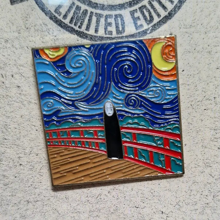 [BUNJANG] Ghibli Masterpiece Badge / 지브리 명화 뱃지