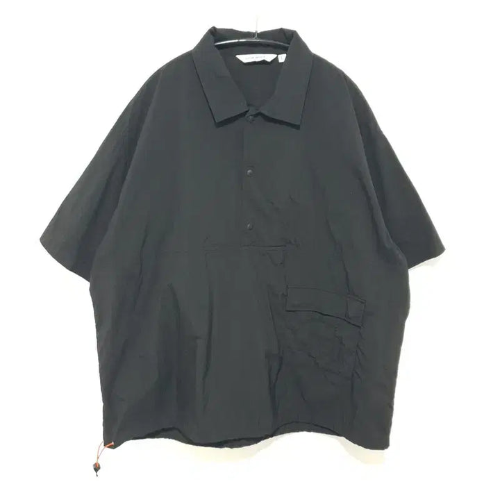 [BUNJANG] Uniform Bridge Nylon Pullover T-shirt / 유니폼 브릿지 나일론 풀오버 스트링 반팔 L_S0168