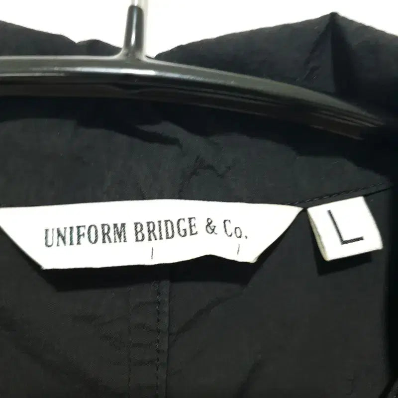 [BUNJANG] Uniform Bridge Nylon Pullover T-shirt / 유니폼 브릿지 나일론 풀오버 스트링 반팔 L_S0168