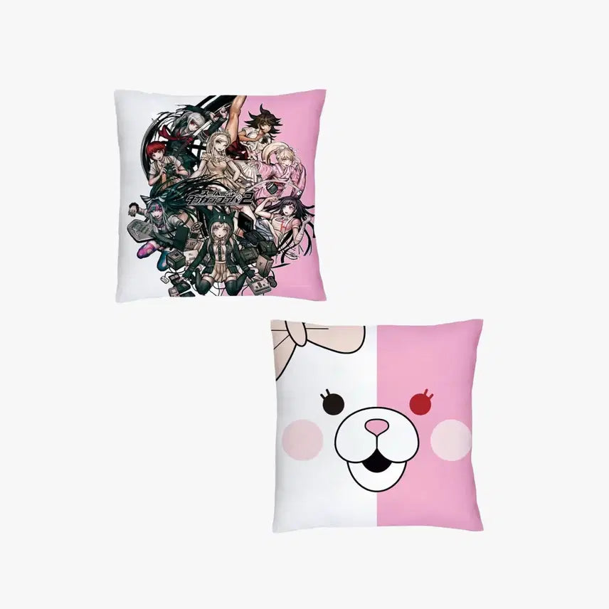 [BUNJANG] Danganronpa Monomi Two-Sided Square Cushion Cover / 단간론파 모노미 양면 사각 쿠션 커버