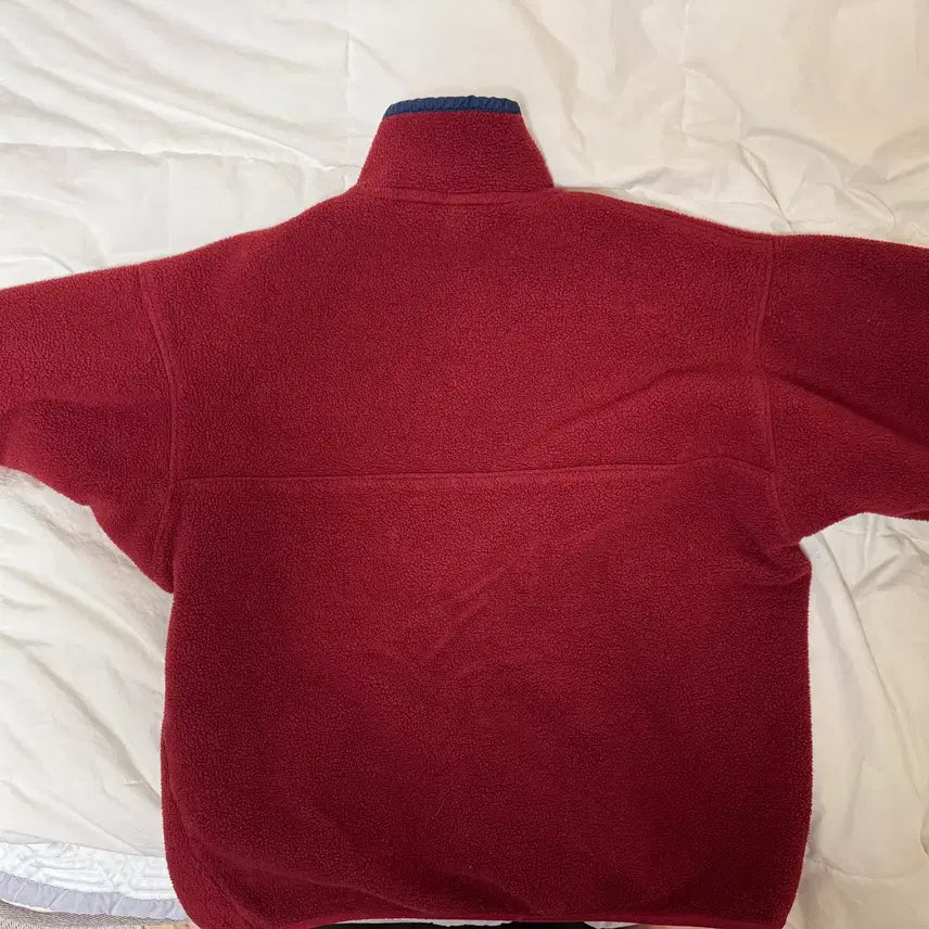 [BUNJANG] Patagonia 90s Synchilla Snap-T Burgundy Fleece Jacket / 파타고니아 90s 신칠라 스냅티 버건디 M / 빈티지 / 희귀 컬러