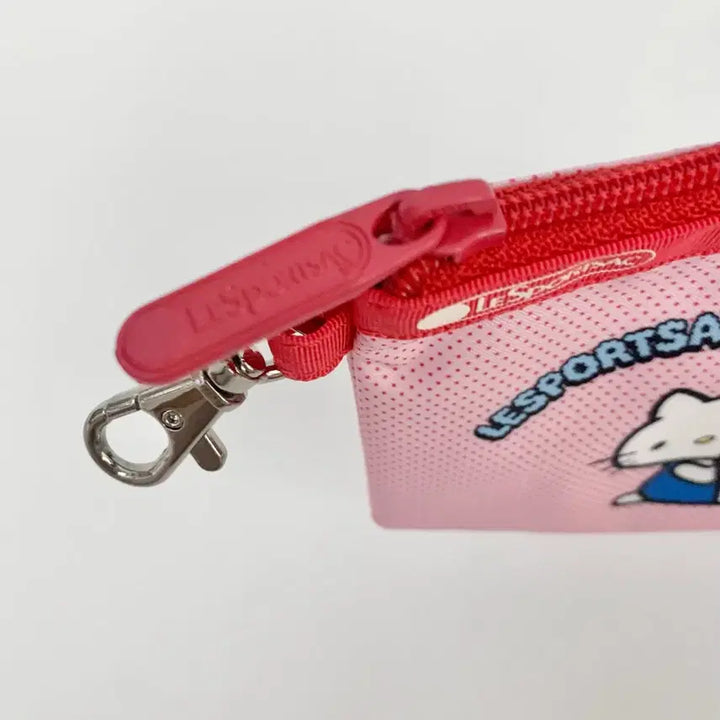 [BUNJANG] LeSportsac Hello Kitty 50th Anniversary Zippered Coin Card Case Pouch / 레스포삭 x 헬로키티kt 50주년 지퍼 동전 카드지갑 휴대 파우치(새상품