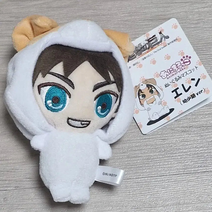 [BUNJANG] Attack on Titan Eren Yeager Childhood Plush Doll / 진격의 거인 엘뭉이 유년기 에렌 예거 인형 누이