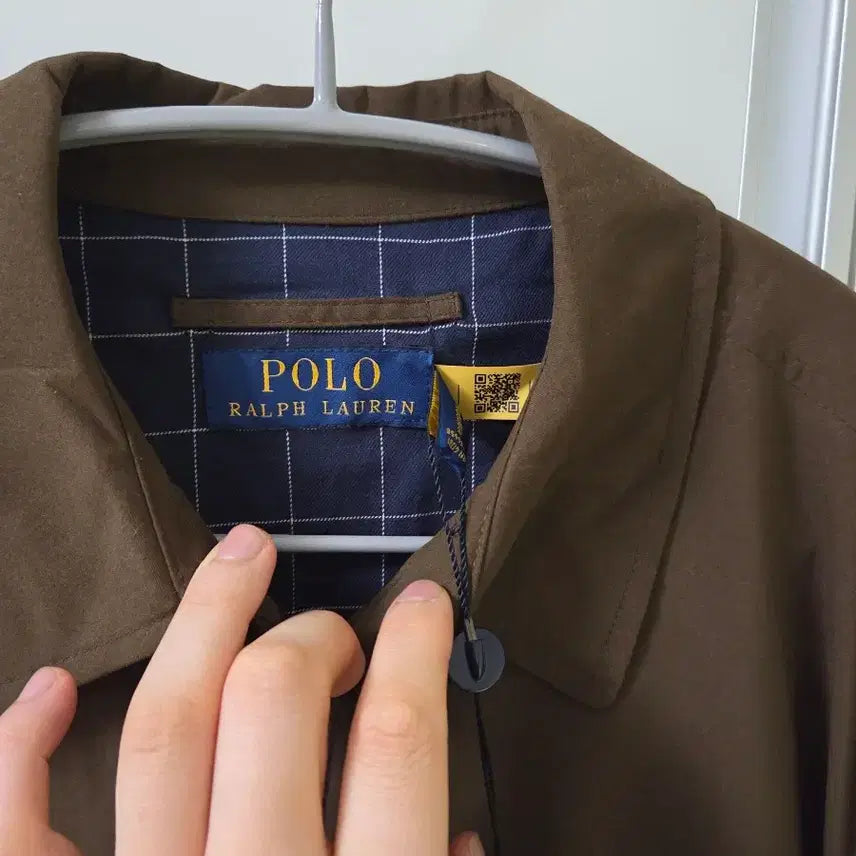 [BUNJANG] Polo Ralph Lauren Twill Varsity Jacket - Brown L / 폴로랄프로렌 트윌 바이스윙 재킷-브라운 L 새상품