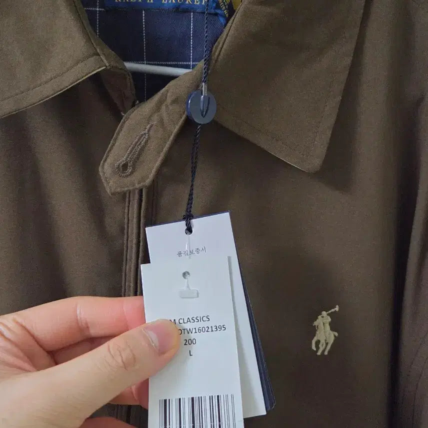 [BUNJANG] Polo Ralph Lauren Twill Varsity Jacket - Brown L / 폴로랄프로렌 트윌 바이스윙 재킷-브라운 L 새상품