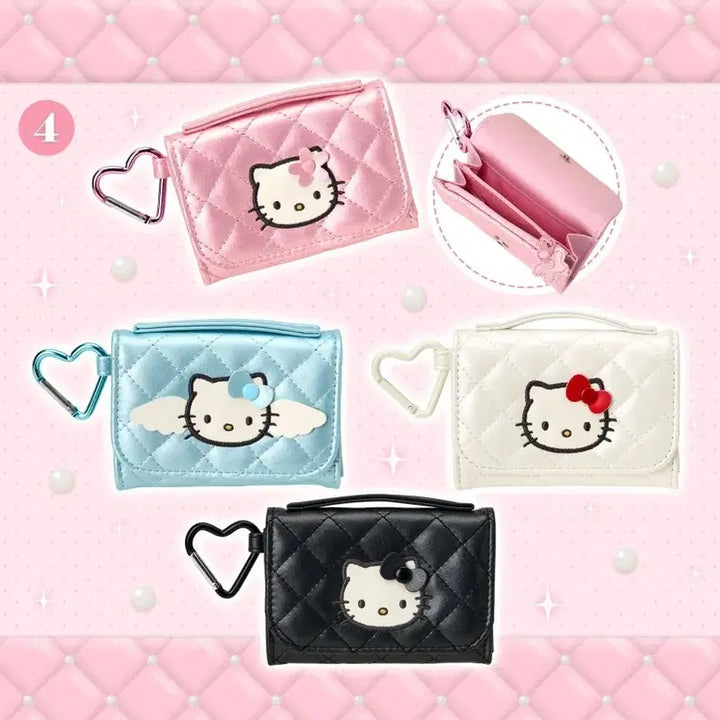 [BUNJANG] Hello Kitty Quilt Wallet Coin Purse Card Holder / 헬로키티 퀼트지갑 퀼팅 2탄 월렛형 카드지갑 양도