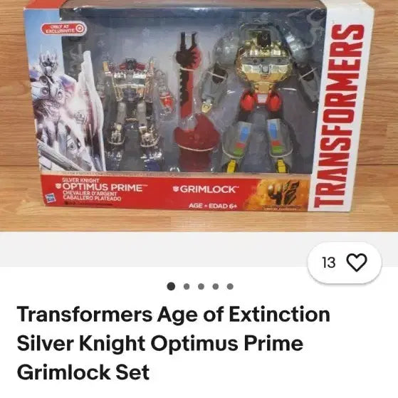 [BUNJANG] Hasbro Transformers Optimus Prime and Grimlock Action Figure Set / 해즈브로 트렌스포머 옵티머스 그림록 변신 로봇 가능
