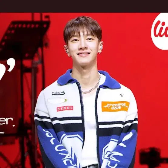 [SOLD OUT] 문수권세컨 레이싱 니트 집업 가디건 네이비