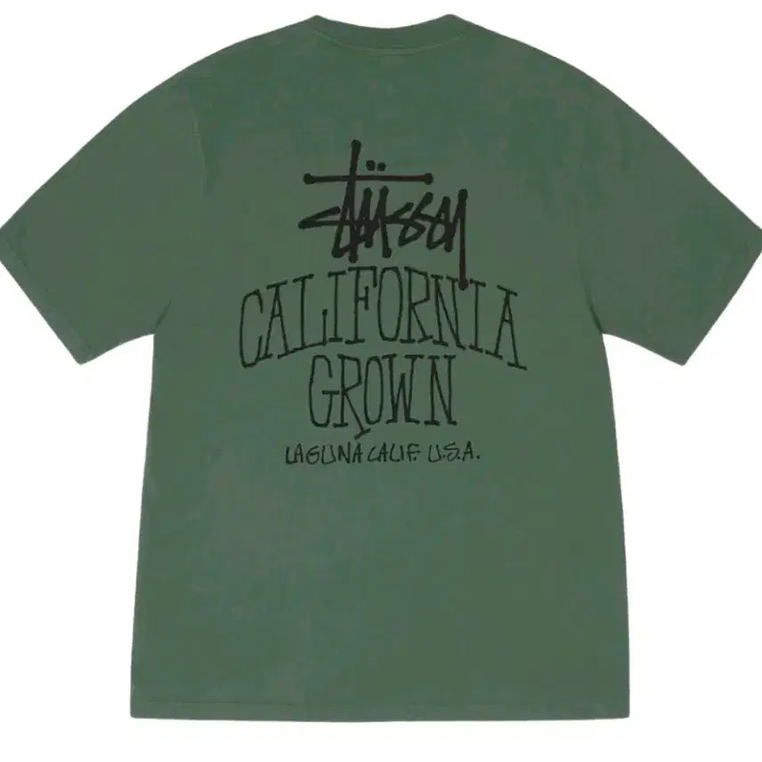 [BUNJANG] Stussy Cali Grown Pigment Dyed T-Shirt Fine L / [새상품] 라지 L 스투시 캘리 그로운 피그먼트 다이드 티셔츠 파인