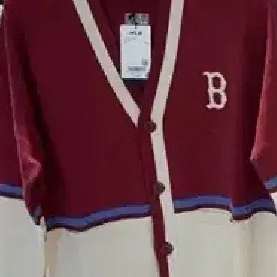 [BUNJANG] MLB Boston Block Cardigan / MLB엠엘비 블록가디건 예쁜상품 판매해요!