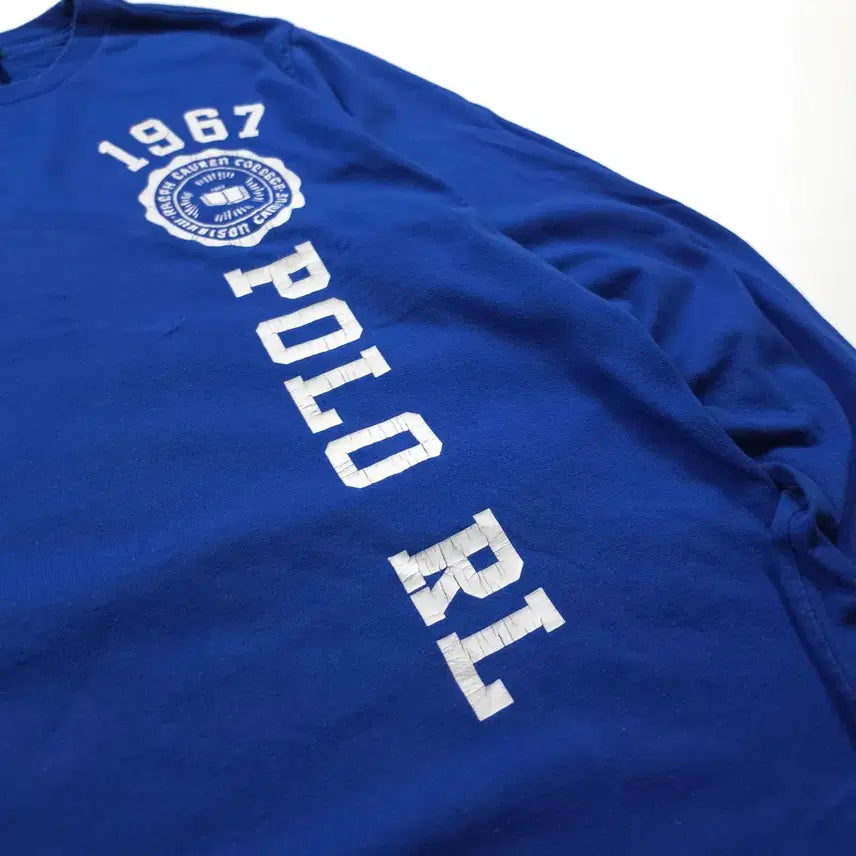 [BUNJANG] Polo Ralph Lauren Big Logo Long Sleeve T-Shirt / 폴로 랄프로렌 빅로고 디테일 롱슬리브 티셔츠 (95)