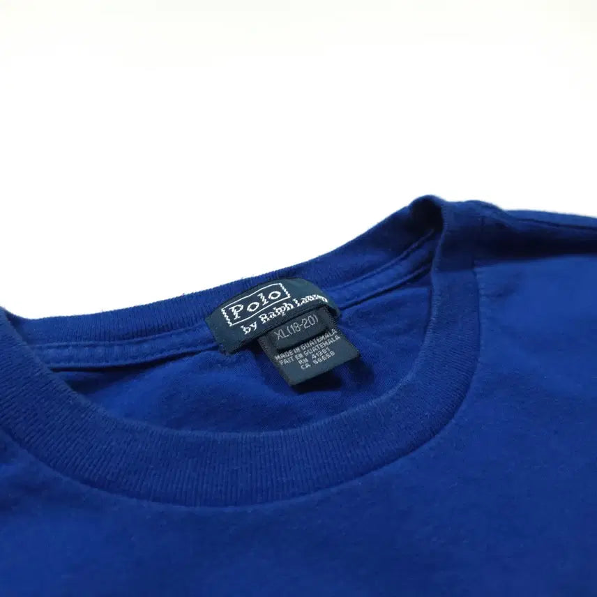 [BUNJANG] Polo Ralph Lauren Big Logo Long Sleeve T-Shirt / 폴로 랄프로렌 빅로고 디테일 롱슬리브 티셔츠 (95)