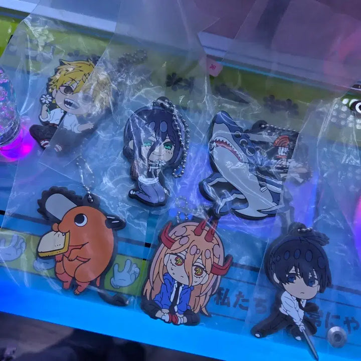 [BUNJANG] Chainsaw Man Keyring Bundle Set / 체인소맨 가챠 키링 일괄 판매